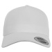 5-panel curved classic snapback white