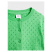 Detský sveter pointelle cardigan Zelená