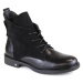 Dámske zateplené topánky na podpätku W WOL88C čierne - Potocki