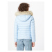 Tommy Jeans Zimná bunda 'Essential'  béžová melírovaná / námornícka modrá / svetlomodrá / ohnivo