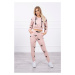 Set with printed guns dark powder pink