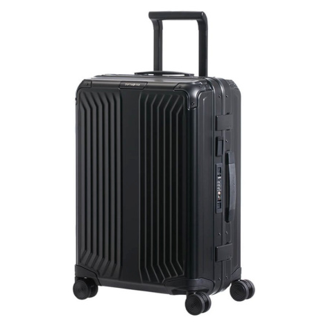 Samsonite Kabinový hliníkový cestovní kufr Lite-Box Alu S 40 l - černá
