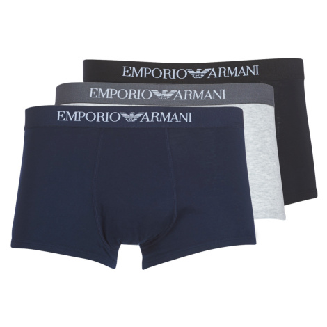 Emporio Armani  CC722-PACK DE 3  Boxerky Čierna