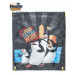 Backpack type sack with the Penguins of Madagascar print