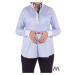 Tehotenská košeľa modrá VS-1602T