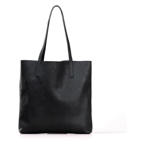 O My Bag Amsterdam -  Georgia Black Soft Grain Leather - kožená shopper kabelka