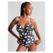 Swimwear Black Sand Balcony Swimsuit black sand print SW1720A 90FF