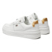 Tommy Hilfiger Sneakersy Essential Basket Sneaker Gold FW0FW08076 Écru