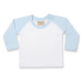 Larkwood Detské tričko s dlhým rukávom LW025 White
