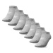 4F Súprava 7 párov členkových dámskych ponožiek 4FWAW23USOCF215 Sivá
