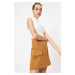 Koton Mini Skirt High Waist Cargo Pocket