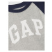 GAP LOGO RAGLAN Detské tričko, sivá, veľkosť