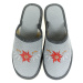 Dámske sivé papuče LISKA2