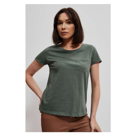 Cotton T-shirt with pocket Moodo