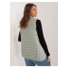 Women's pistachio vest without hood SUBLEVEL