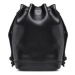 Calvin Klein Jeans Kabelka Re-Lock Drawstring Bag Mini K60K610450 Čierna