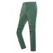 Men's trousers with impregnation and detachable legs. ALPINE PRO NESC myrtle