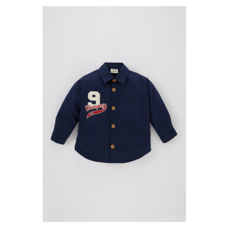 DEFACTO Baby Boy Twill Long Sleeve Shirt