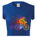 Dámské cyklistické tričko s potlačou cyklistky - tričko pre cyklistky