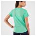 Dámske bežecké tričko Run 500 Dry priedušné zelené