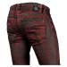 nohavice jeans WORNSTAR Hellraiser Crimson Coated