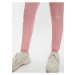 Ružové dievčenské tepláky Calvin Klein Jeans