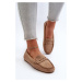 Classic Women's Suede Loafers Dark Beige Glimris