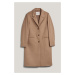 KABÁT GANT CLASSIC TAILORED WOOL COAT WARM KHAKI