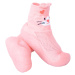 Yoclub Detské dievčenské protišmykové ponožky s gumovou podrážkou OBO-0175G-5200 Apricot
