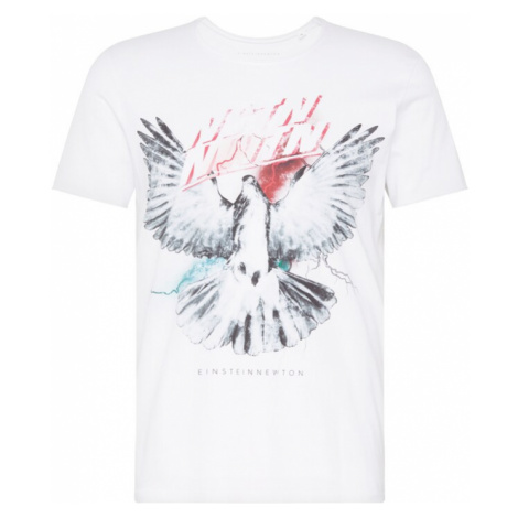 EINSTEIN & NEWTON Tričko 'White Bird '  sivá / červená / biela