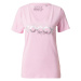 Soccx Tričko 'Mary'  pastelovo ružová / strieborná / biela