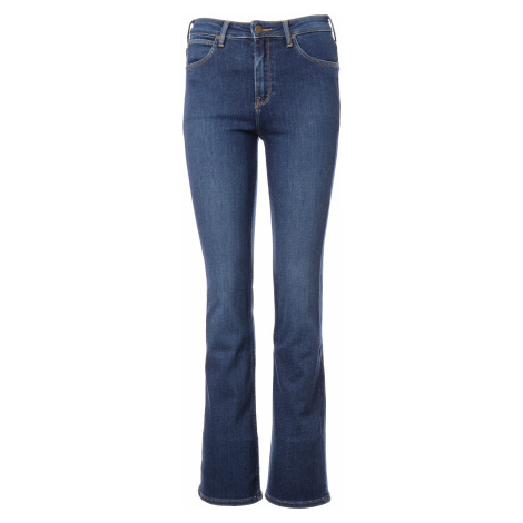 Modré dámske džínsy bootcut