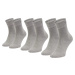 SIVÉ PONOŽKY SKECHERS 3PPK MESH VENTILATION SOCKS SK41040-9300