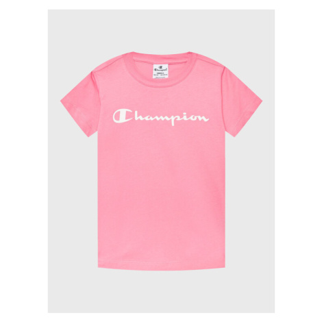 Champion Tričko 404541 Ružová Regular Fit