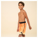 Chlapčenské plážové šortky 500 oranžové