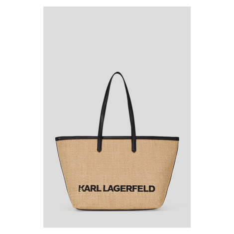 Kabelka Karl Lagerfeld K/Essential Raffia Tote Natural