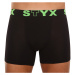 Pánske boxerky Styx long športová guma čierne (U962)