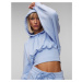 Dámska Modrá Mikina Adidas By Stella Mccartney Crop Hoodie