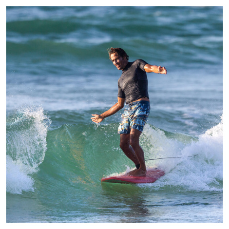 Pánske tričko 500 Beast na surf s UV ochranou krátky rukáv OLAIAN