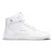 Barefoot tenisky Barebarics Zing - High Top - All White - Leather