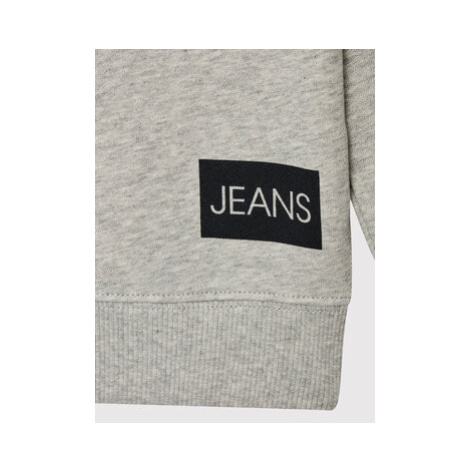 Calvin Klein Jeans Mikina Institutional IU0IU00163 Sivá Regular Fit