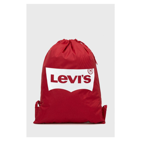 Detský ruksak Levi's červená farba, s potlačou Levi´s