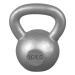 Gorilla Sports kettlebell činka, litinová, šedá,16 kg