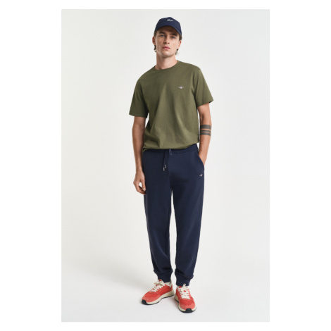 TEPLÁKY GANT REG SHIELD SWEATPANTS EVENING BLUE