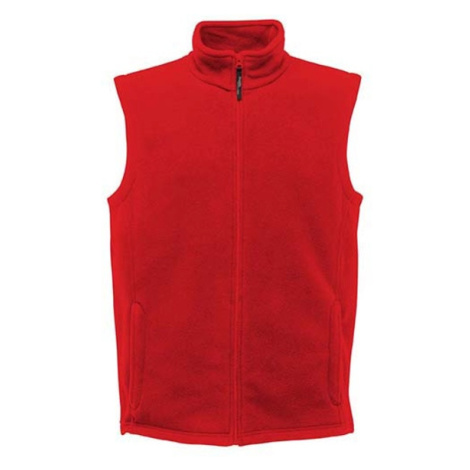 Regatta Pánska fleecová vesta TRA801 Classic Red