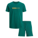 Jack&Jones Junior Súprava tričko a športové šortky 12235345 Zelená Regular Fit