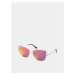 Dámske slnečné okuliare v striebornej farbe Meatfly Vision