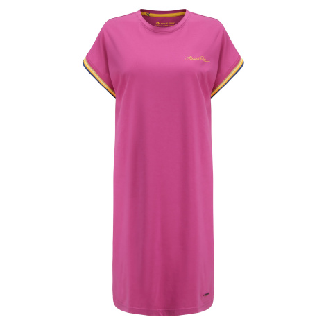 Ružové dámske šaty ALPINE PRO MANORA