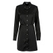 Karl Lagerfeld  karl charm satin shirt dress  Krátke šaty Viacfarebná