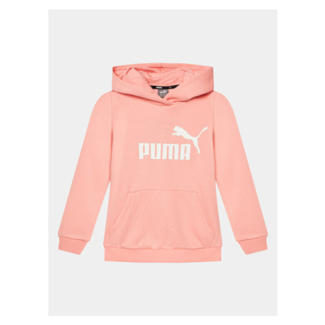 Puma Mikina Ess Logo 587031 Oranžová Regular Fit